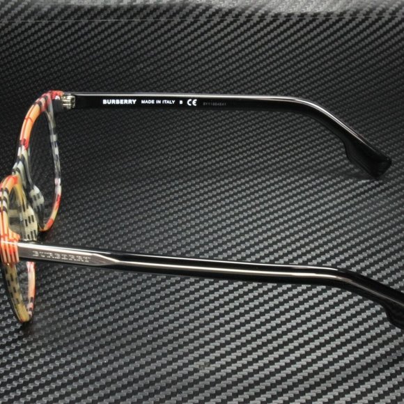 Burberry Checkered Frame 51mm Eyeglasses - Picture 2 of 5